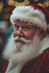 Portrait of Santa Claus