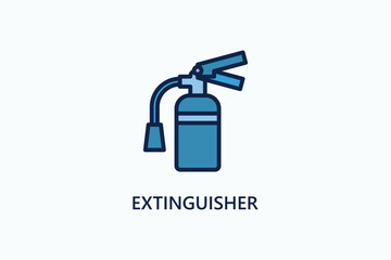 Extinguisher Vector Icon Or Logo Illustration