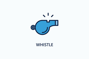 Whistle Vector Icon Or Logo Illustration