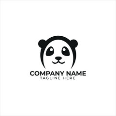 premium minimalism monkey vector logo icon illustration design
