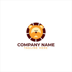 Fototapeta premium monkey gorilla ape logo image vector 