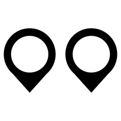 GPS map location icon