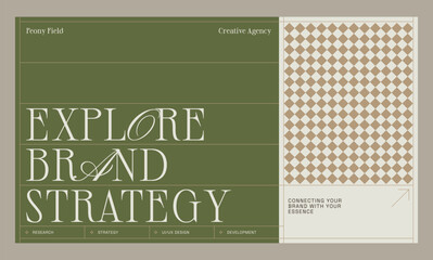 Business proposal template. Customizable layout design templates. Brand strategy design.