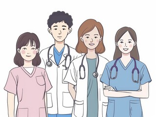 Fototapeta premium Make sure styling is correct for the medical environment. 