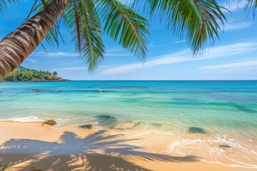 Beach: Crystal Clear Waters and Coconut Trees. Stunning Destination