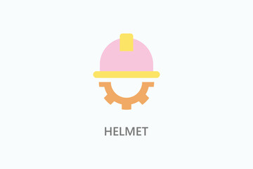 Helmet Vector Icon Or Logo Illustration