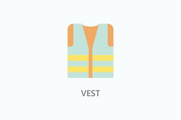 Vest Vector Icon Or Logo Illustration
