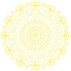 This is simple and vector mandala background and it is editable.