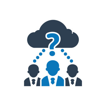 recommend clip art: Brainstorm Teamwork Group Think Icon