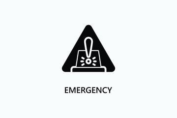 Emergency Vector Icon Or Logo Illustration
