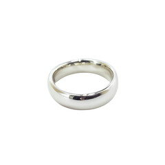 Wedding Ring With A Platinum Band , Isolated On Transparent, PNG, HD        