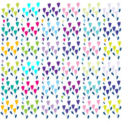Fondo floral con tulipanes de colores.