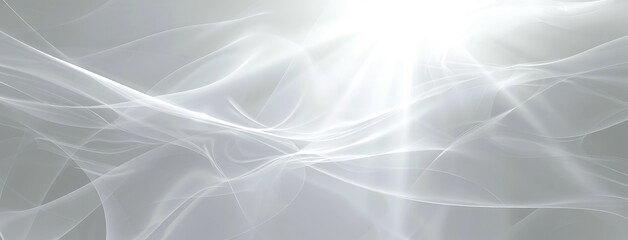 Abstract Ethereal Light and Waves Background