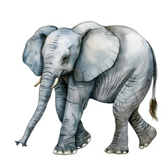 Fototapeta premium elephant isolated on white