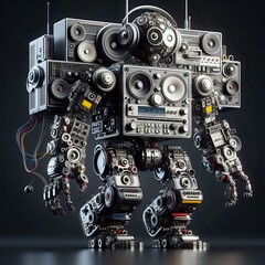 Fototapeta premium digital robot 