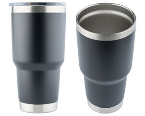 Tumbler. Tumbler thermos mug for iced coffee, tea. Stainless steel travel cup for drinking....