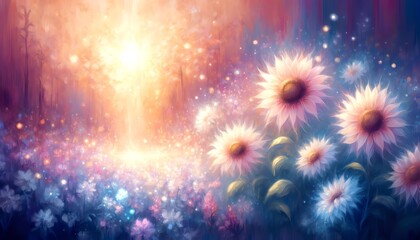 Image of Sunflowers garden