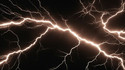 lightning in the night A cosmic dance of forces, where the electricity lightning flash thunder is the leader,  