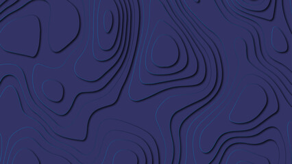 Abstract purple wavy line paper cut with Topographic canyon geometric map relief texture with curve. Abstract purple paper cut and topographic map topography map concept or smooth origami paper cut.