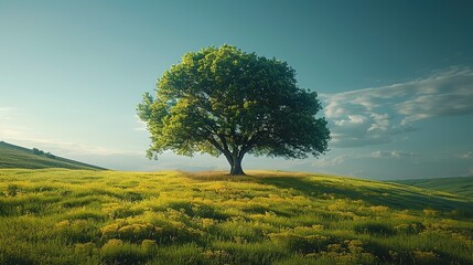 Beautiful tree in the countryside