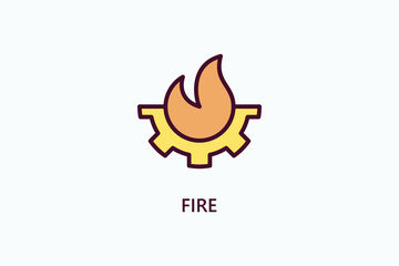 Fire Vector Icon Or Logo Illustration