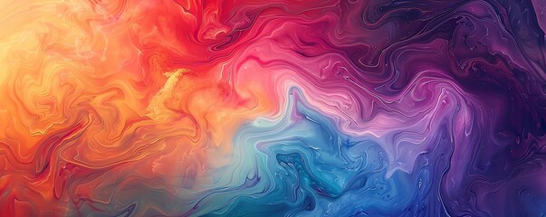 Fototapeta premium Capture a close-up of a storm swirling in vibrant hues, merging street art with the raw power of nature Experiment with unexpected angles to reveal the intensity and beauty of the scene