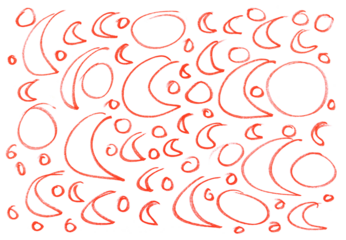 red marker isolated on white background