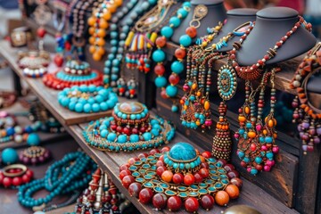 Jewelery shop in the market