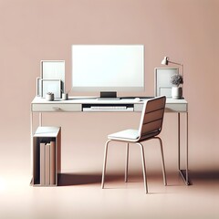 modern computer desk for a contemporary workspace.