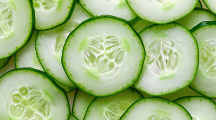 Cucumbers top view, greenhouse cucumbers, vegetables harvest