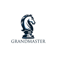 Chess Horse or Knight Vector Logo  