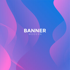 abstract blue background with waves, Grdient