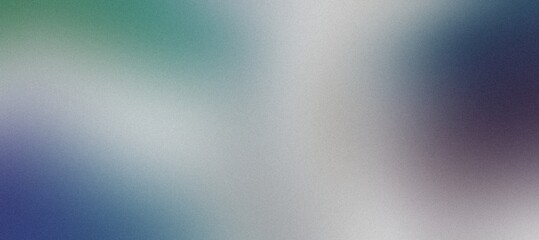 Ablue cyan green purple grey white , grainy noise grungy spray texture color gradient rough abstract retro vibe background shine bright light and glow , template empty space