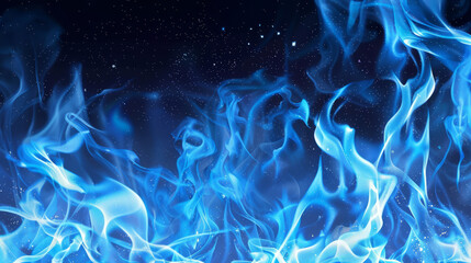 Blue flame background. abstract background