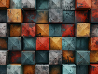 Geometric Division Blends, 3d background