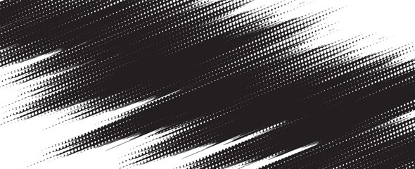 Halftone dots gradient grunge texture background red and dark blue color pattern. Dot pop art comic sport style vector illustration. vector