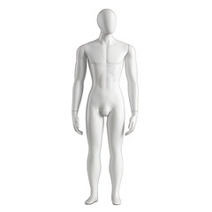 Empty mannequins for displaying clothes in stores