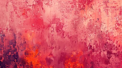 Abstract coral grunge paint background