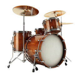 Obraz na płótnie Canvas Drums set,isolated on white background