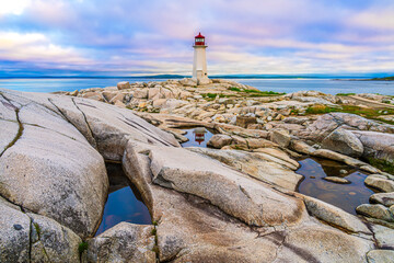 Peggy's Cove Lighthouse Reflectoin.