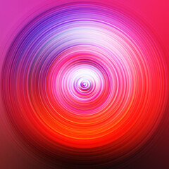Colorful radial motion effect. Abstract rounded background. Color curves and sphere. Multi color gradient rings and circles wallpaper. Colored texture backdrop and banner.