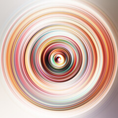 Colorful radial motion effect. Abstract rounded background. Color curves and sphere. Multi color gradient rings and circles wallpaper. Colored texture backdrop and banner.