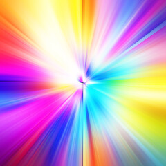 Obraz premium Colorful zoom motion effect. Abstract background. Color lines. Colored texture backdrop and banner. Multi color gradient pattern and textured wallpaper.