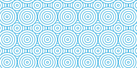 Overlapping Pattern Minimal diamond geometric waves spiral and abstract circle wave line. blue color seamless tile stripe geometric create retro square line backdrop pattern background.