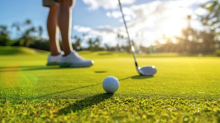 golfers as they face the challenges of the course generative ai