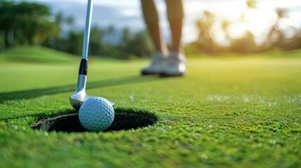 golfers as they face the challenges of the course generative ai