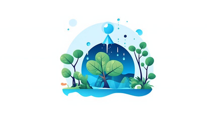 Water Conservation illustration