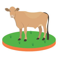 Illustration sacrifical animal or qurban animal to celebrate eid al adha. Can be used for websites, banners, posters, flyers. Qurban Animals Collection