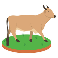 Illustration sacrifical animal or qurban animal to celebrate eid al adha. Can be used for websites, banners, posters, flyers. Qurban Animals Collection