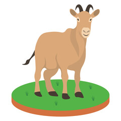 Illustration sacrifical animal or qurban animal to celebrate eid al adha. Can be used for websites, banners, posters, flyers. Qurban Animals Collection